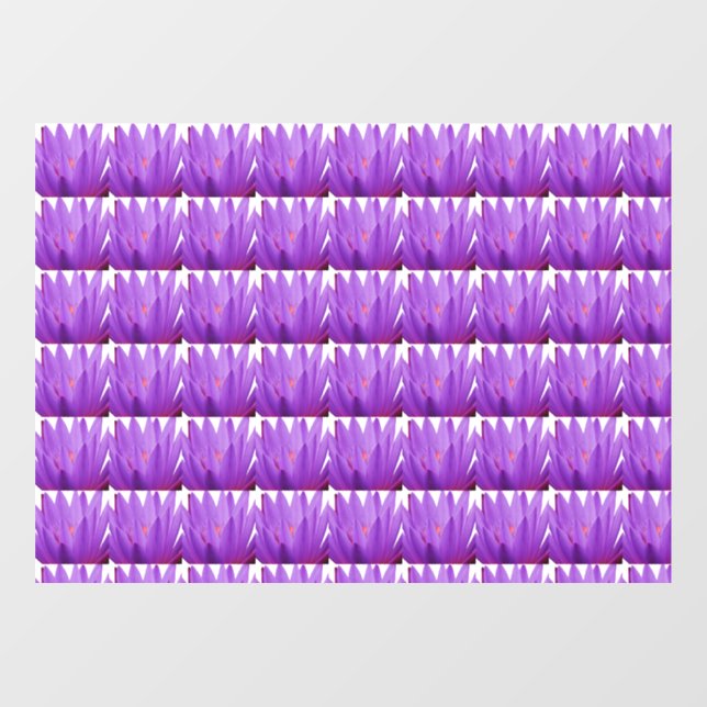 Tulip Pattern Window Cling (Sheet)