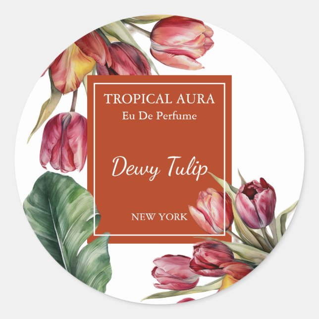 Tulip Perfume Label (Front)