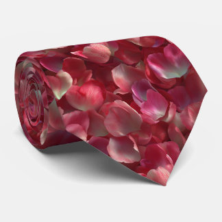 Tulip Petals Seamless Floral Pattern Tie