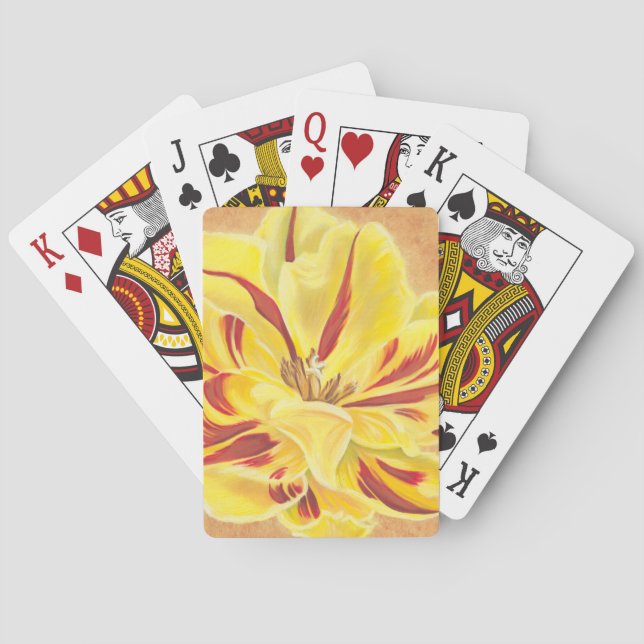 Tulip Power II Playing Cards (Back)
