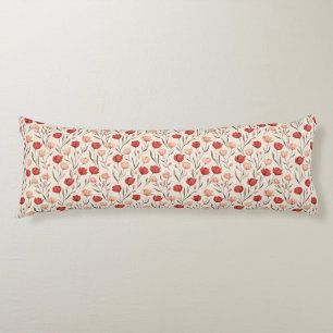 Tulip Print Room Makeover Hawaiian Memory Foam Body Pillow