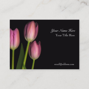 Tulip Reflection Business Card... - Customized Business Card