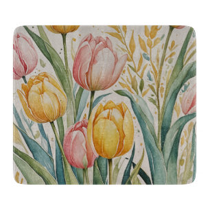 Tulip Reverie Cutting Board