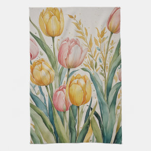 Tulip Reverie Kitchen Towel