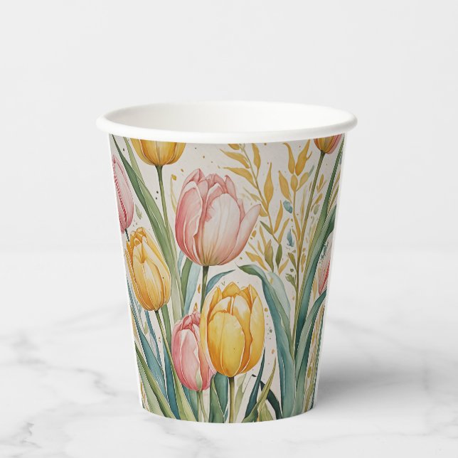 Tulip Reverie Paper Cups (Front)