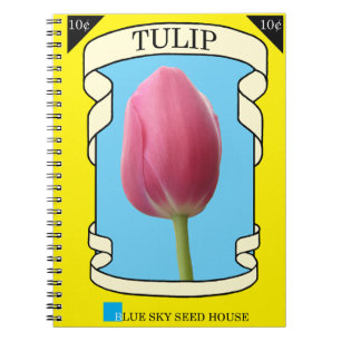 Tulip Seed Packet Notebook