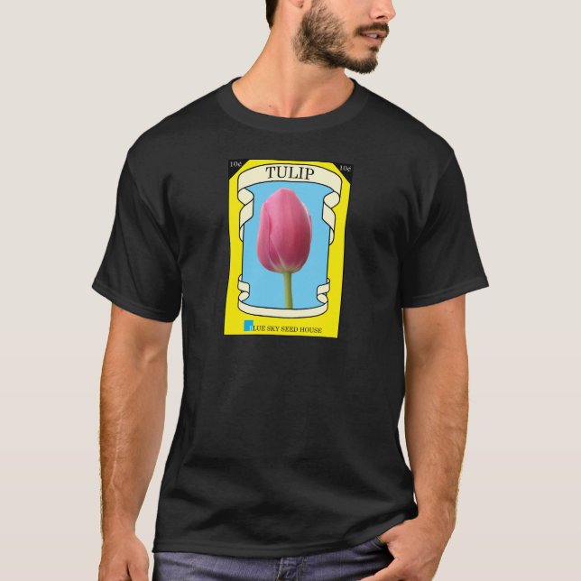 Tulip Seed Packet T-Shirt (Front)