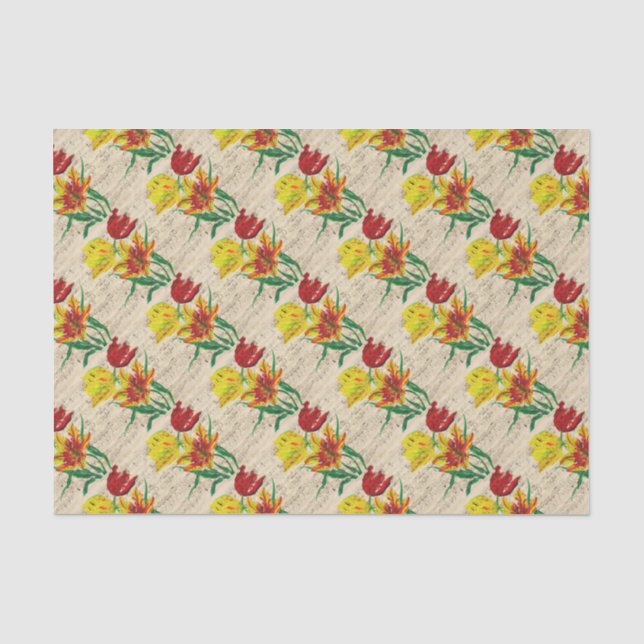tulip songs tissue paper (Front)