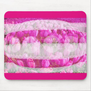 Tulip spirits floral mouse pad