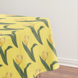 Tulip Tablecloth Festive Easter Flowers Tablecloth