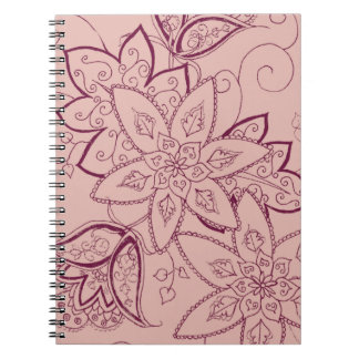 Tulip Tattoo Notebook (Rose)