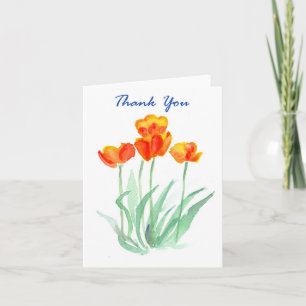 Tulip Thank You Notecard