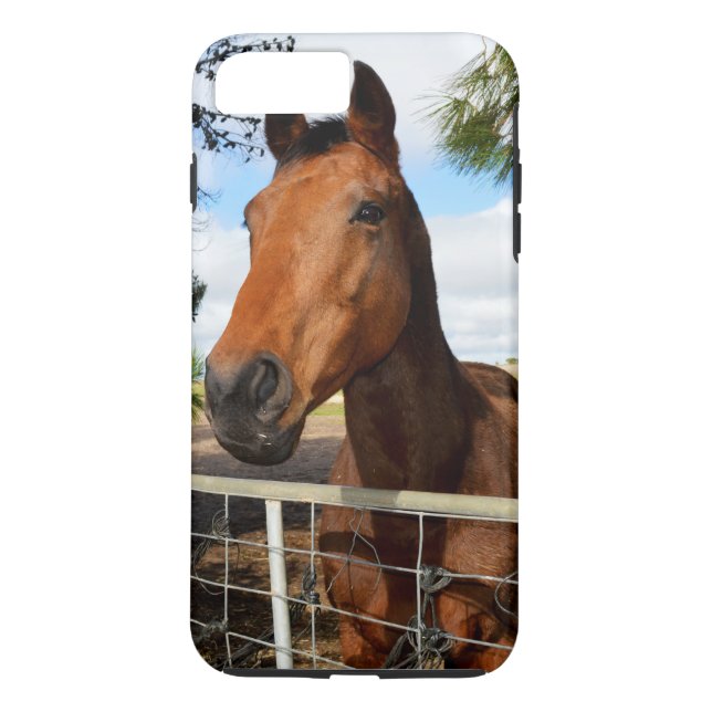 Tulip The Brown Bay Horse, Case-Mate iPhone Case (Back)
