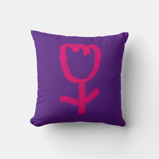 Tulip | Throw Pillow (Front)