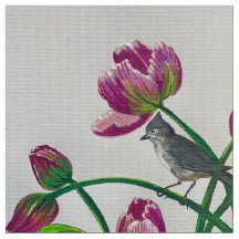 Tulip Titmouse Fabric