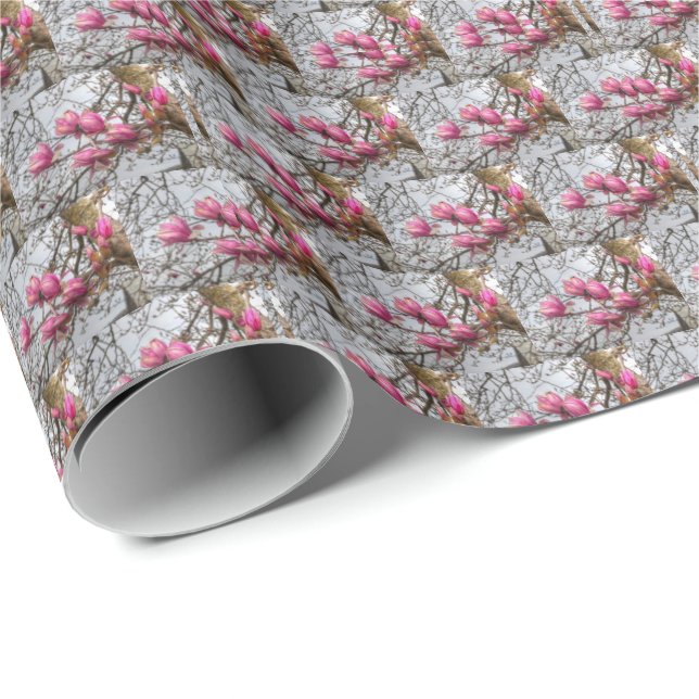 Tulip Tree Blossoms  Wrapping Paper (Roll Corner)
