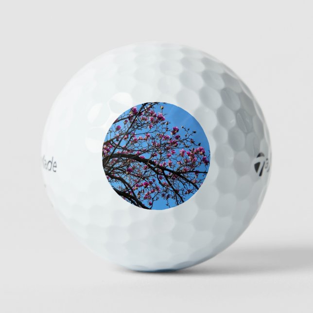 Tulip Tree in Bloom Golf Balls (Front)