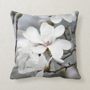 Tulip Tree Photograph Throw Pillow