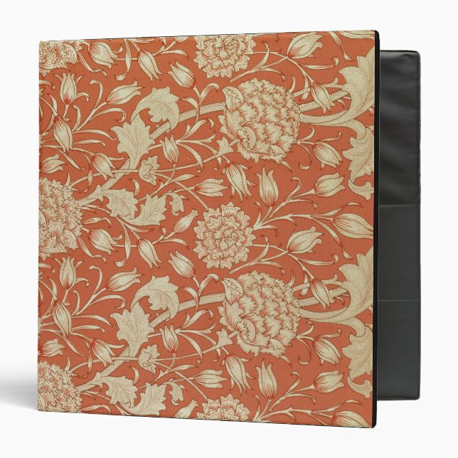 Tulip wallpaper design, 1875 binder (Front/Inside)
