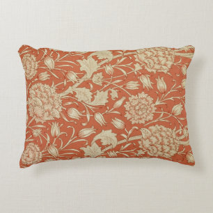 Tulip wallpaper design, 1875 decorative pillow