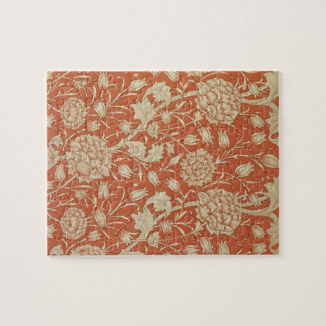 Tulip wallpaper design, 1875 jigsaw puzzle (Horizontal)