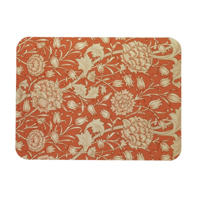Tulip wallpaper design, 1875 magnet (Horizontal)