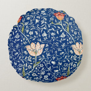 Tulip, William Morris Round Pillow