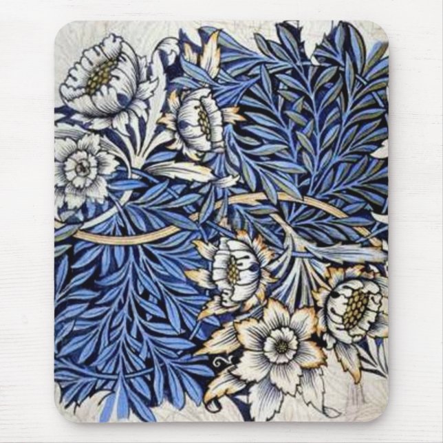 "Tulip & Willow" by William Morris Mouse Pad (Front)