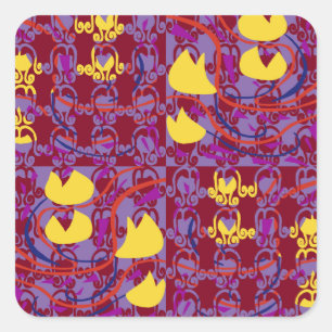 Tulipbulbs Cupflowers Square Sticker