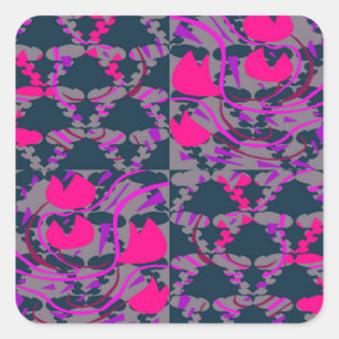 Tulipbulbs Roses Square Sticker