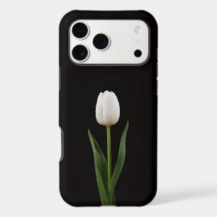 Tulipe blanc perle iPhone 17 Pro Max Black 4 Luxe