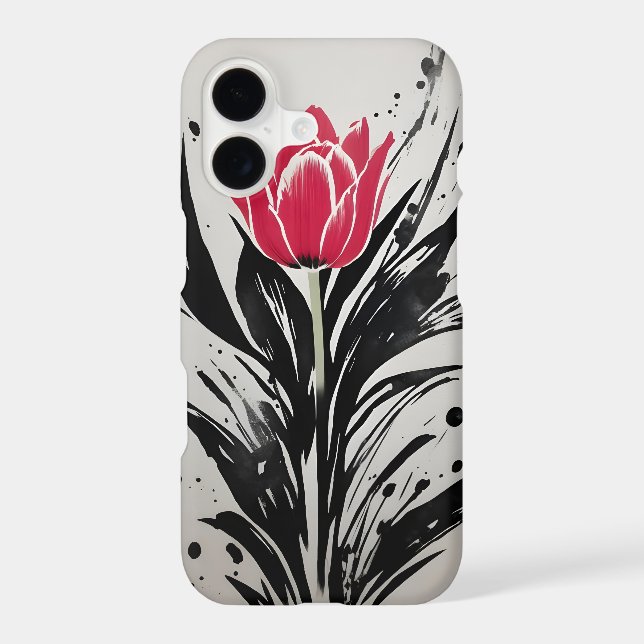 Tulipe - Fleurs à l'aquarelle (Verso)