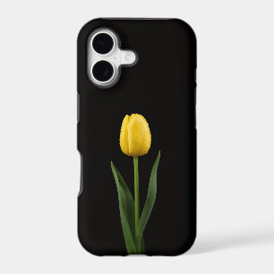 Tulipe jaune doré Black 4 Luxe iPhone 17 Mate