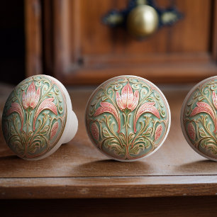 Tulipe victorienne Charme en céramique bouton Toul