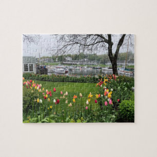 Tulipes balnéaires Cape Porpoise, Maine puzzle 110