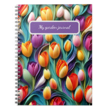 Tulipes colorées Garden Journal