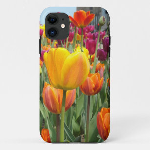 Tulipes dans le coque iphone de brise