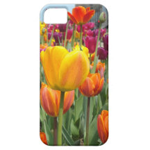 Tulipes dans le coque iphone de brise