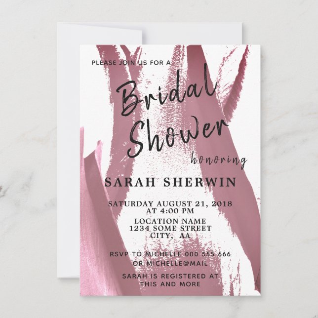 Tulipes Elégante carte de Fête des mariées florale (Devant)