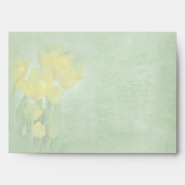Tulipes enveloppe 5 x 7 (Devant)