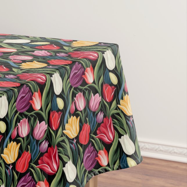 Tulipes Flore Nappe de Coton (In Situ)