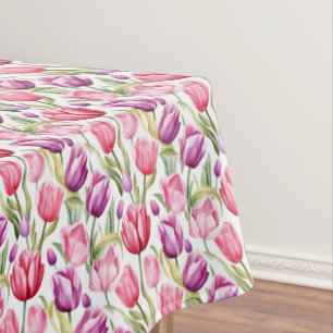 Tulipes Flore Nappe de Coton