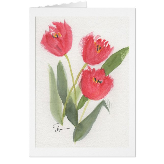 Tulipes gaies de ressort (Devant)