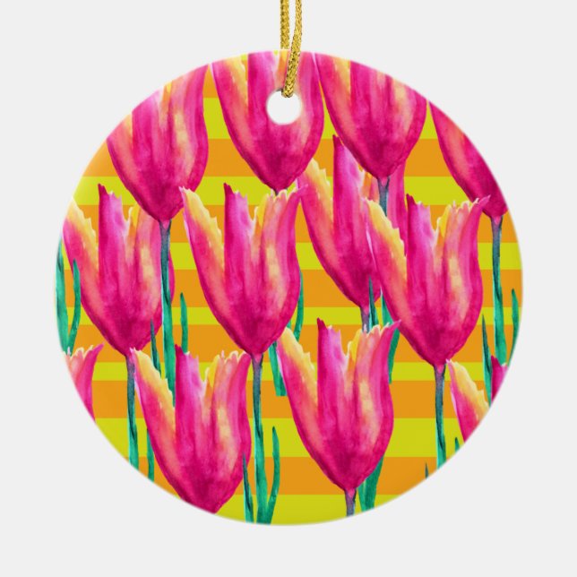 Tulipes Néerlandaises, Ttripes Circle Ornement (Devant)