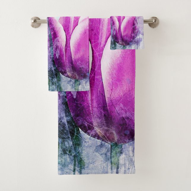 Tulipes violettes (En situation)