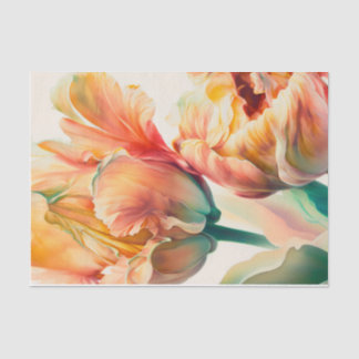 TULIPMANIA 5/6 parrot tulips for decoupage Tissue Paper