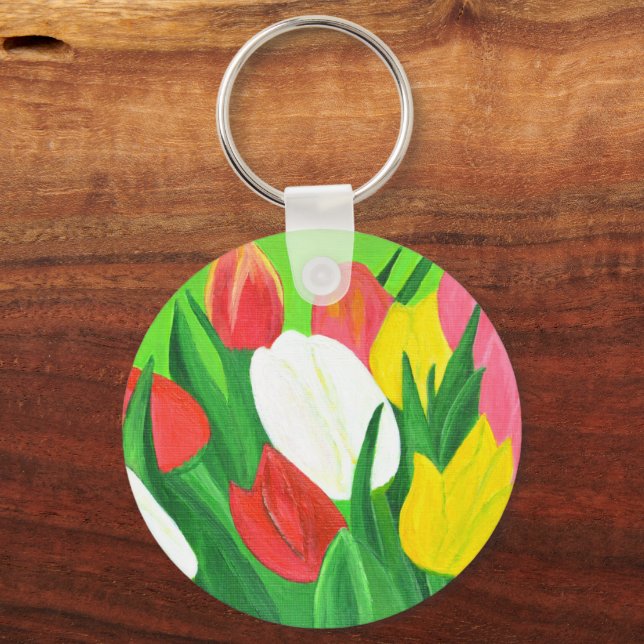 Tulips2 Keychain (Front)