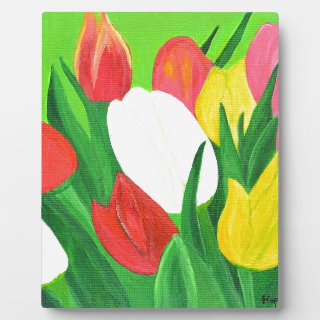 Tulips2 Plaque (Front)