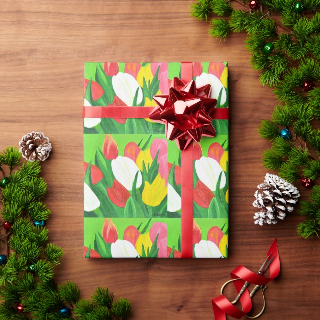 Tulips2 Wrapping Paper (Holiday Gift)