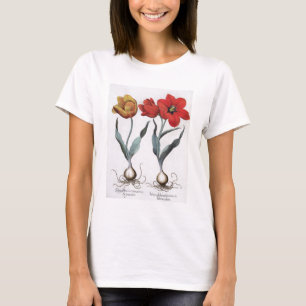 Tulips: 1.Tulipa globosa serotina cinnabrio colore T-Shirt